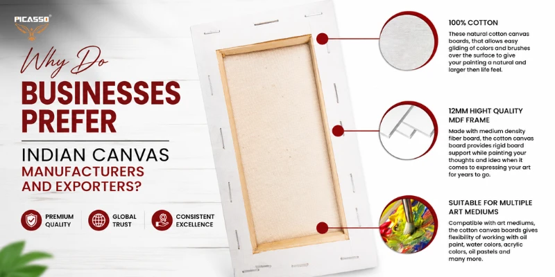 Why Do Businesses Prefer Indian Canvas Manufacturers and Exporters?